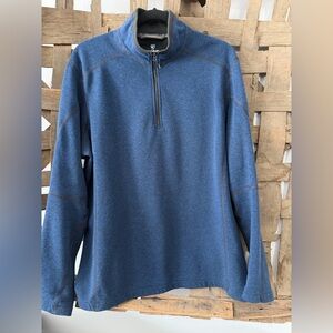 Kuhl Men’s 1/4 Zip Fleece Sweater. Size L. Color Bright Navy.